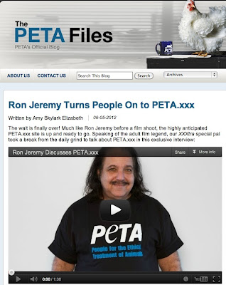 Ron Jeremy, The Peta Files