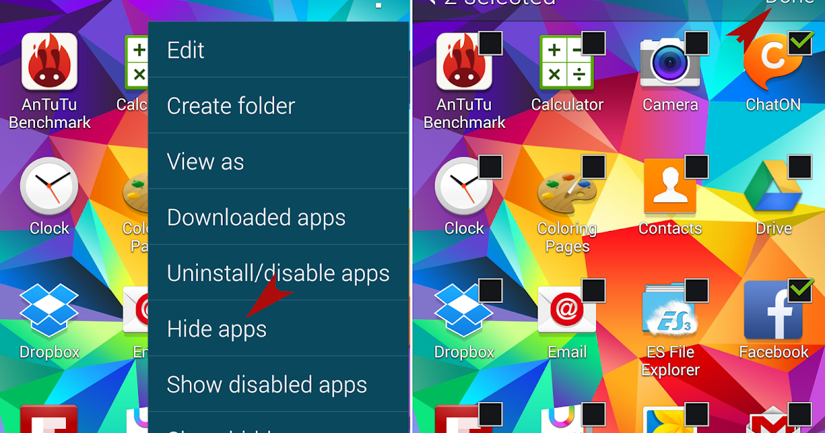 Inside Galaxy Samsung Galaxy S5 How to Hide or Show Hidden