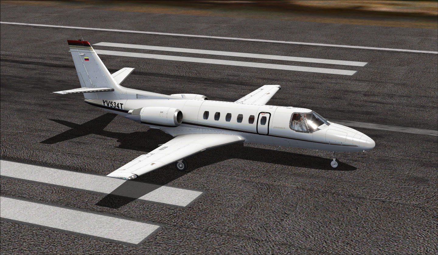 Carenado Cessna Citation II Texture Venezuela (YV534T) FSX Carenado Cessna Citation II Texture Venezuela (YV534T) FSX