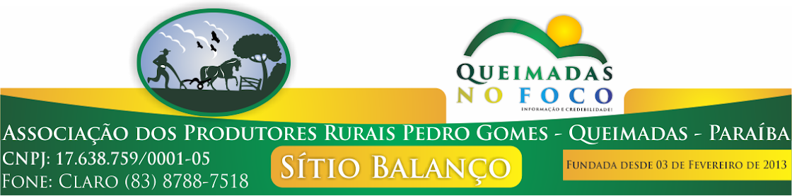 Associação dos Produtores Rurais Pedro Gomes - Queimadas - Paraíba