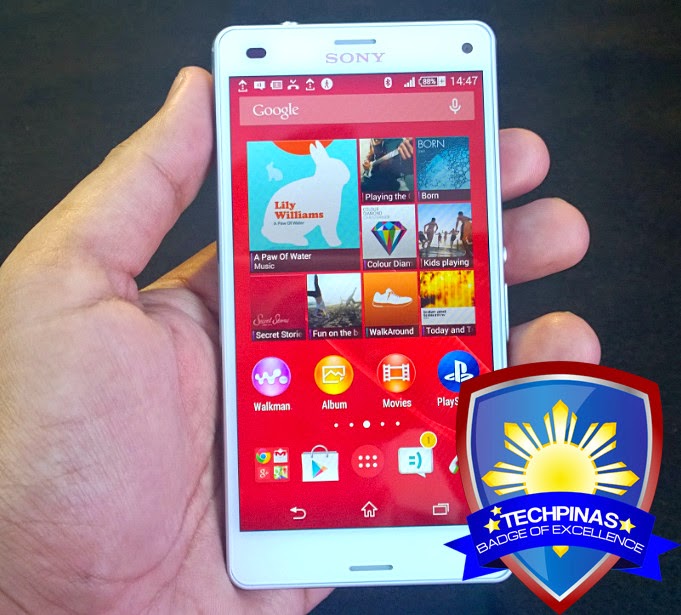 Sony Xperia Z3 Compact, Sony Xperia Z3 Compact Philippines, TechPinas Badge of Excellence