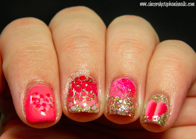 valentines day nail art