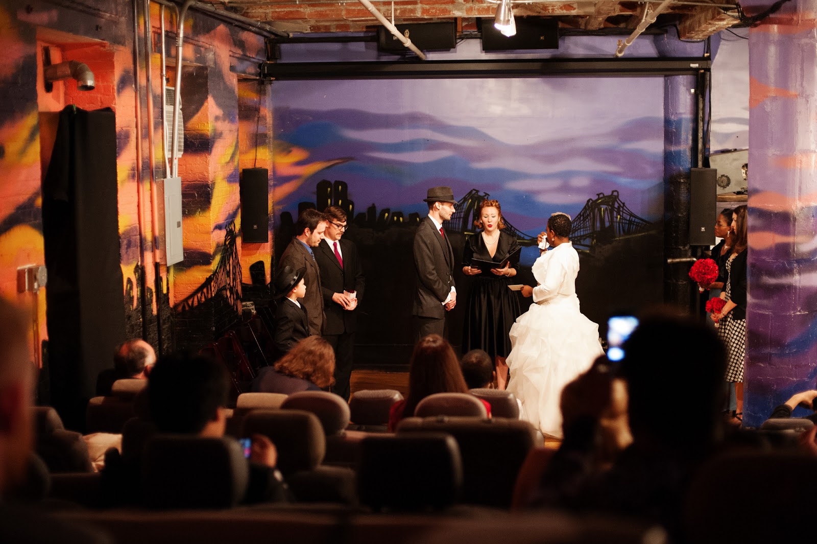 Wedding Ideas Blog Rick and Stephanie's Hollywood Film Noir Wedding