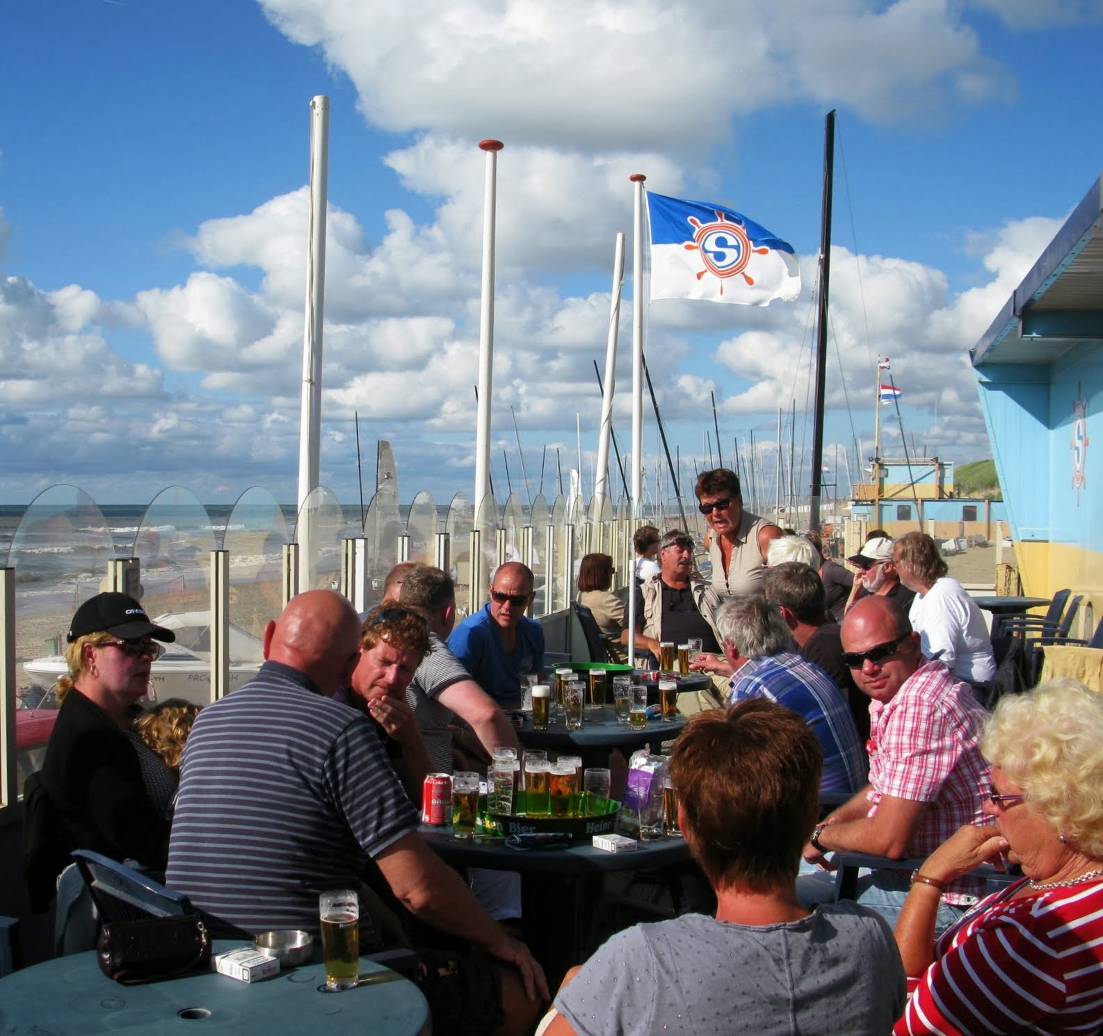 Op het terras van het Klaphuys