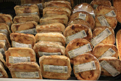 Pasteten gefüllt mit verschiedenen Fleischsorten kulinarische Spezialitäten in Newfoundland