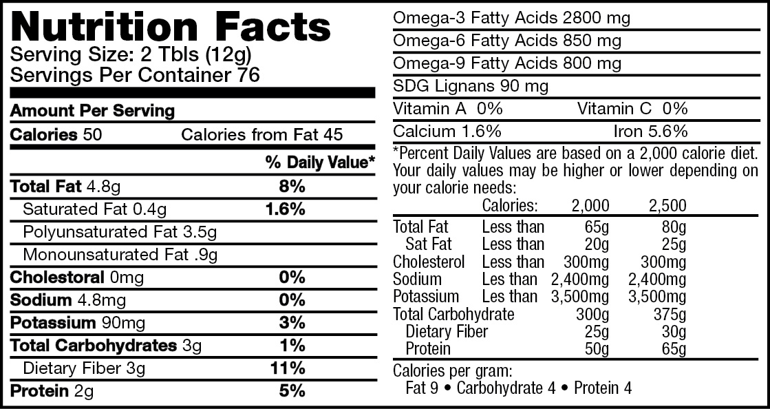 veganmama Small Changes Flax Seed