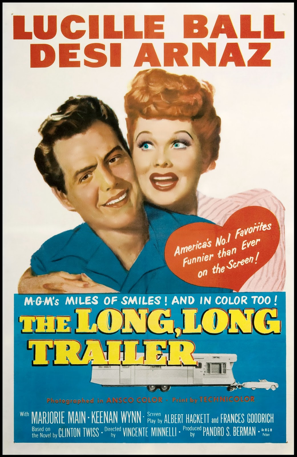 The Long Long Trailer Lucille Ball 1953 Dvdrip Oldies