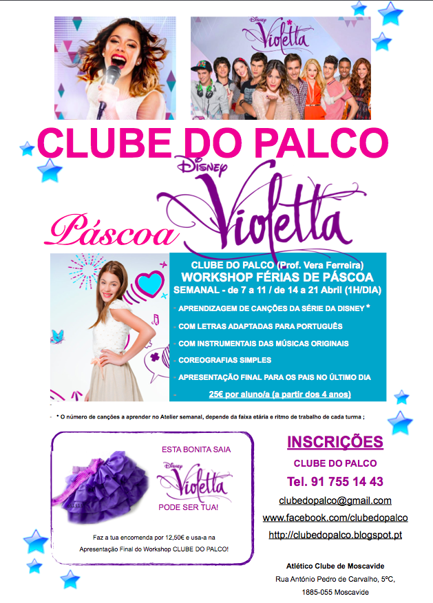 VIOLETTA - WORKSHOP PÁSCOA