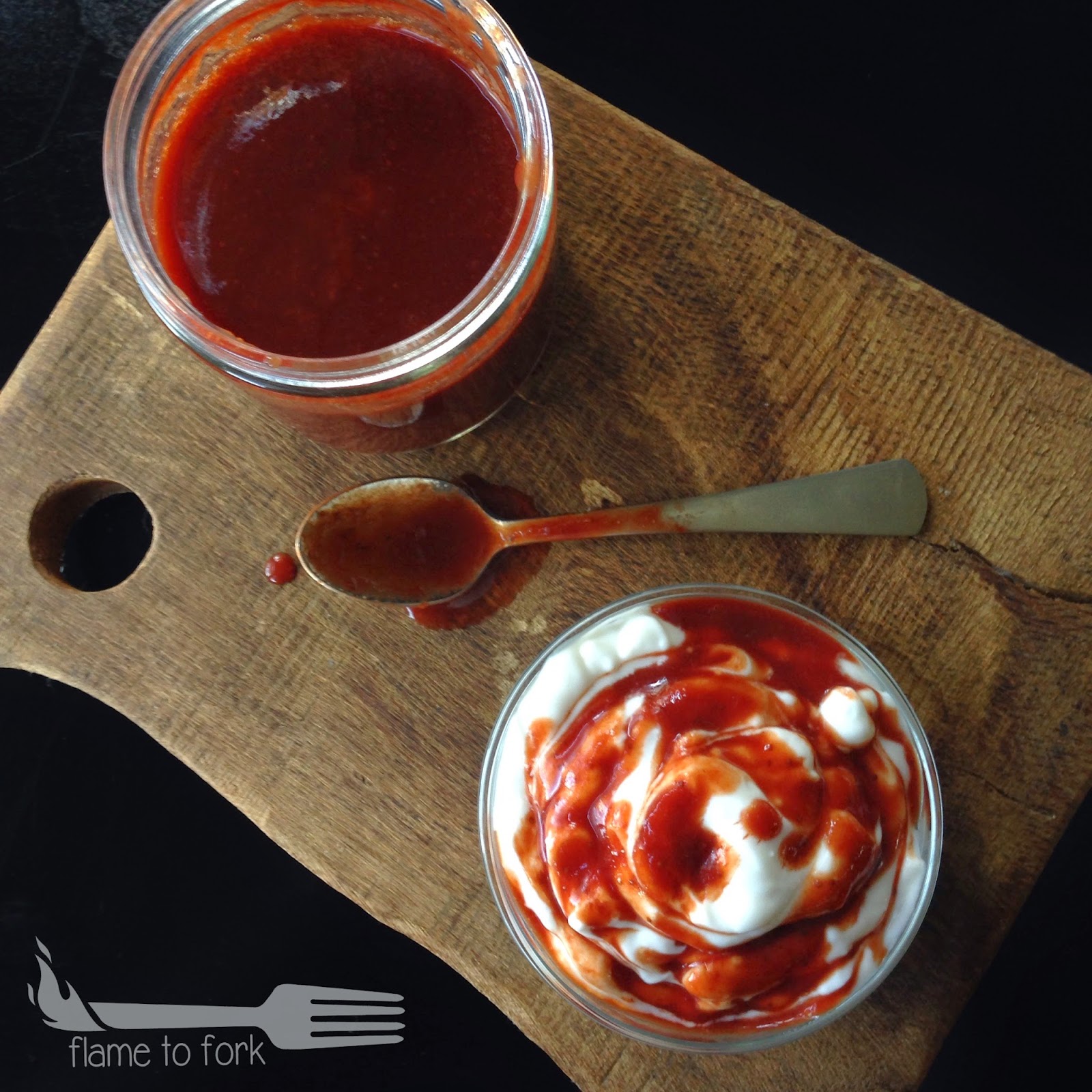 flame to fork Coconut Milk Yogurt with StrawberryBalsamic Sauce