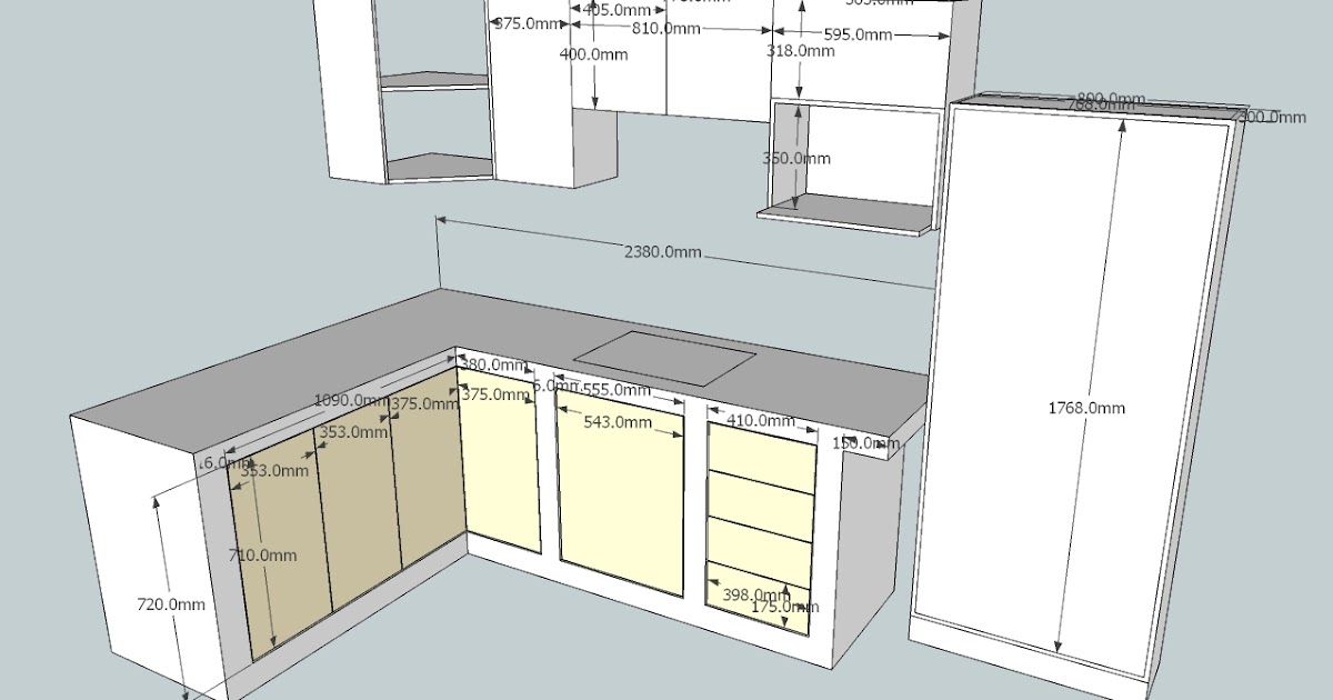 Cocinas integrales y closets.: Cocina integral, todo fabricado en