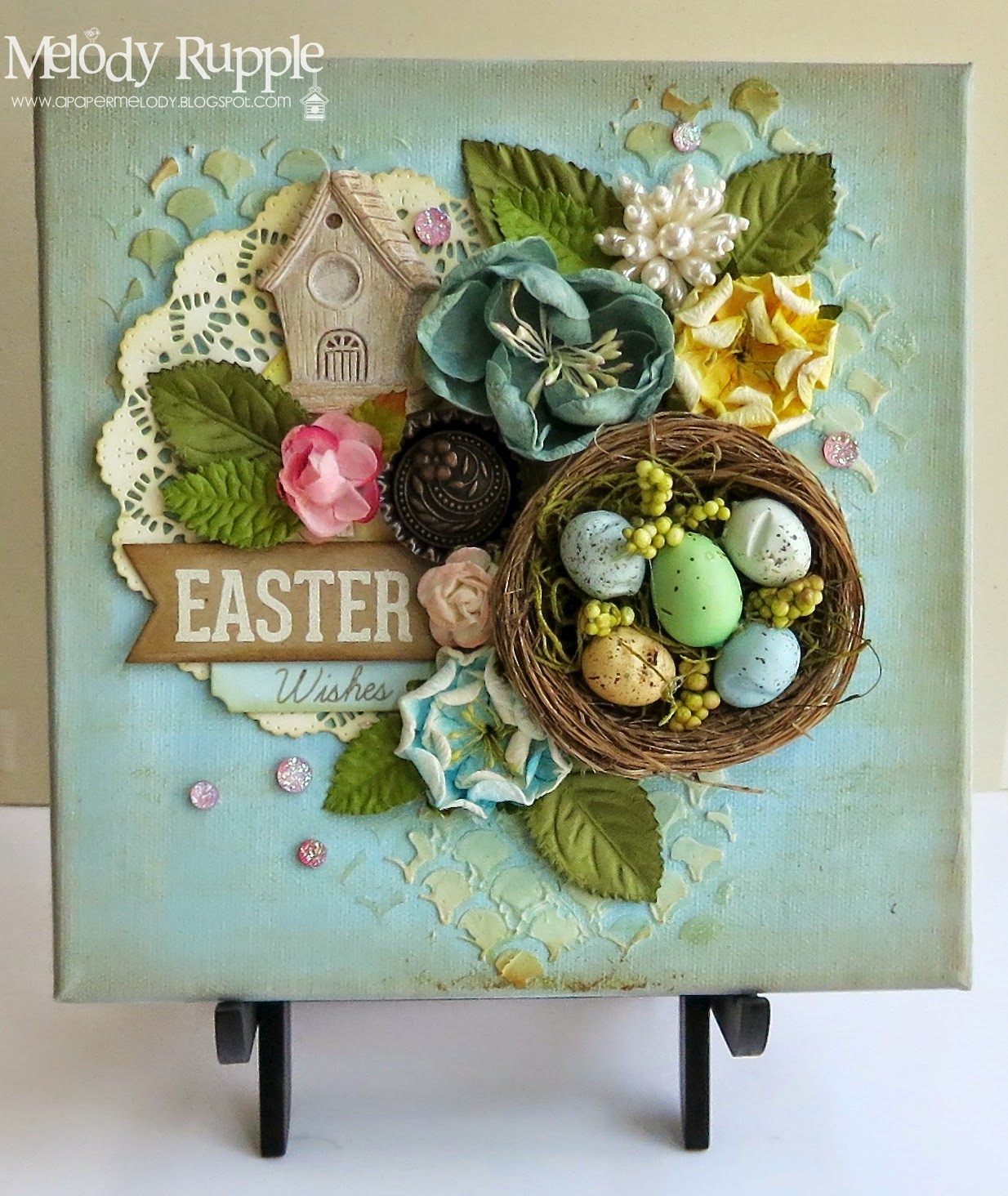 A Paper Melody Easter Wishes Canvas