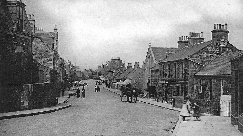 Tour Scotland Photographs Old Photographs Castle Street Tayport Fife