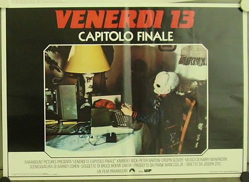 Rare Italian Friday The 13th: The Final Chapter Photobusta Lobby Card Set
