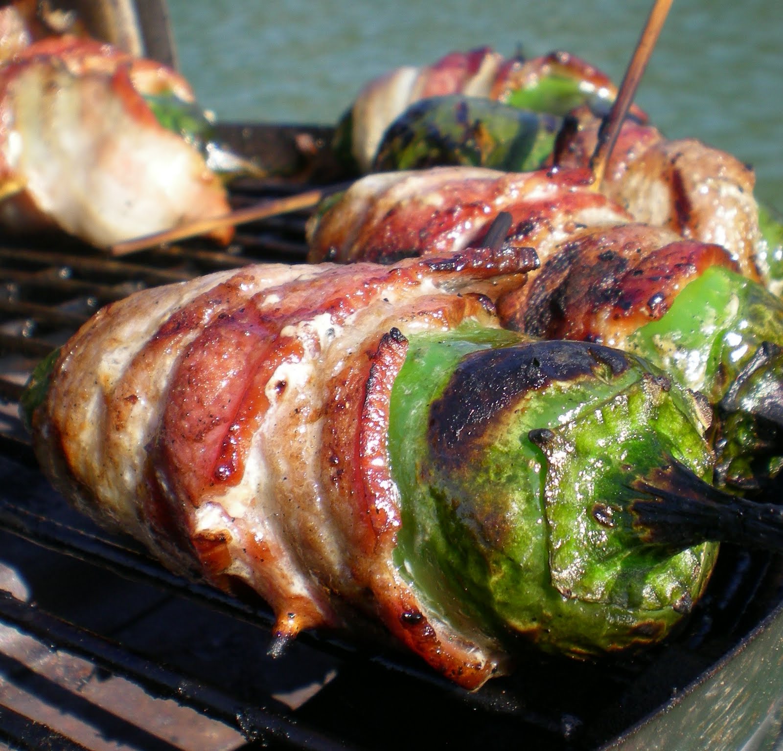 Greg's World on a Plate Bacon Wrapped Peppers