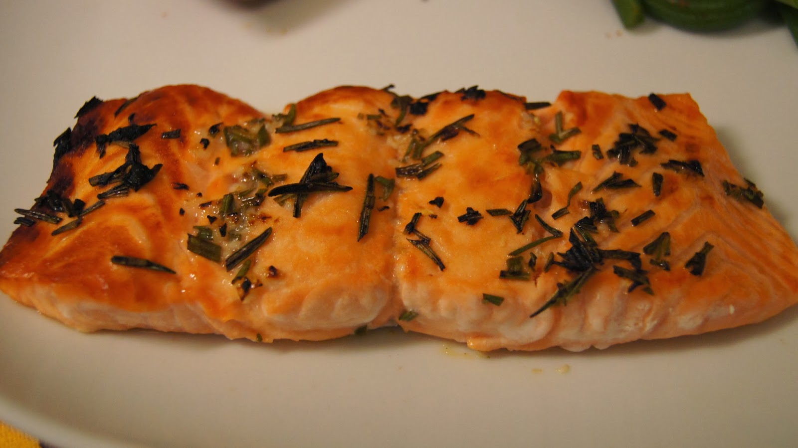 Elizabeth's Dutch Oven Broiled Salmon with Rosemary