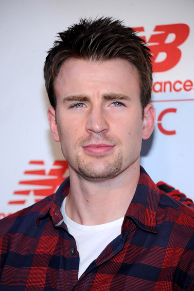 Chris Evans attends the opening of the New Balance Experience Store at NY