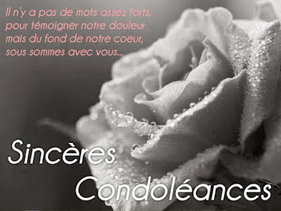 Message De Condoléance