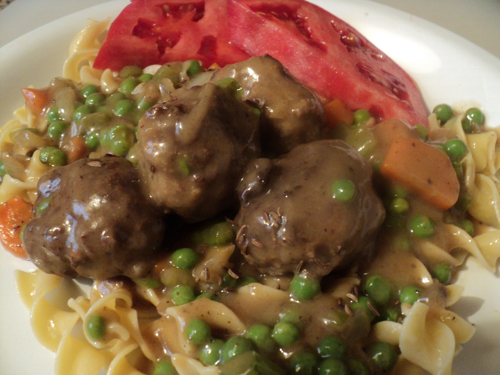 Maggie's Country Kitchen Meatball Stew