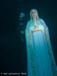 Its a Miracle Virgin Mary Statue Comes Alive Mother Mary Under Water