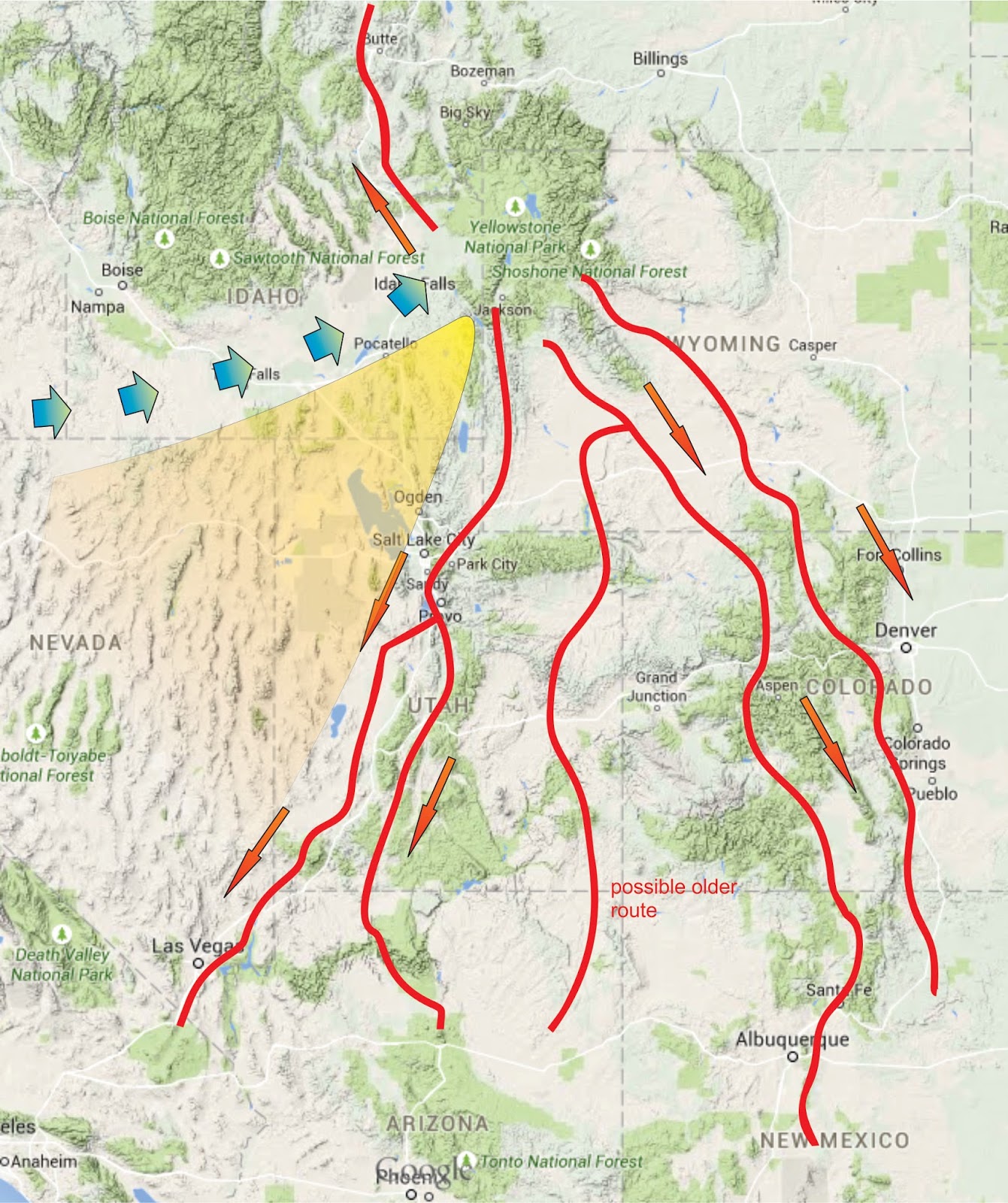 The Yellowstone Magma Circulation System of the Western U.S.