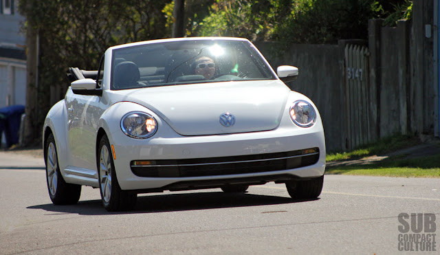 Driving the 2013 Volkswagen Beetle Convertible with the TDI engine