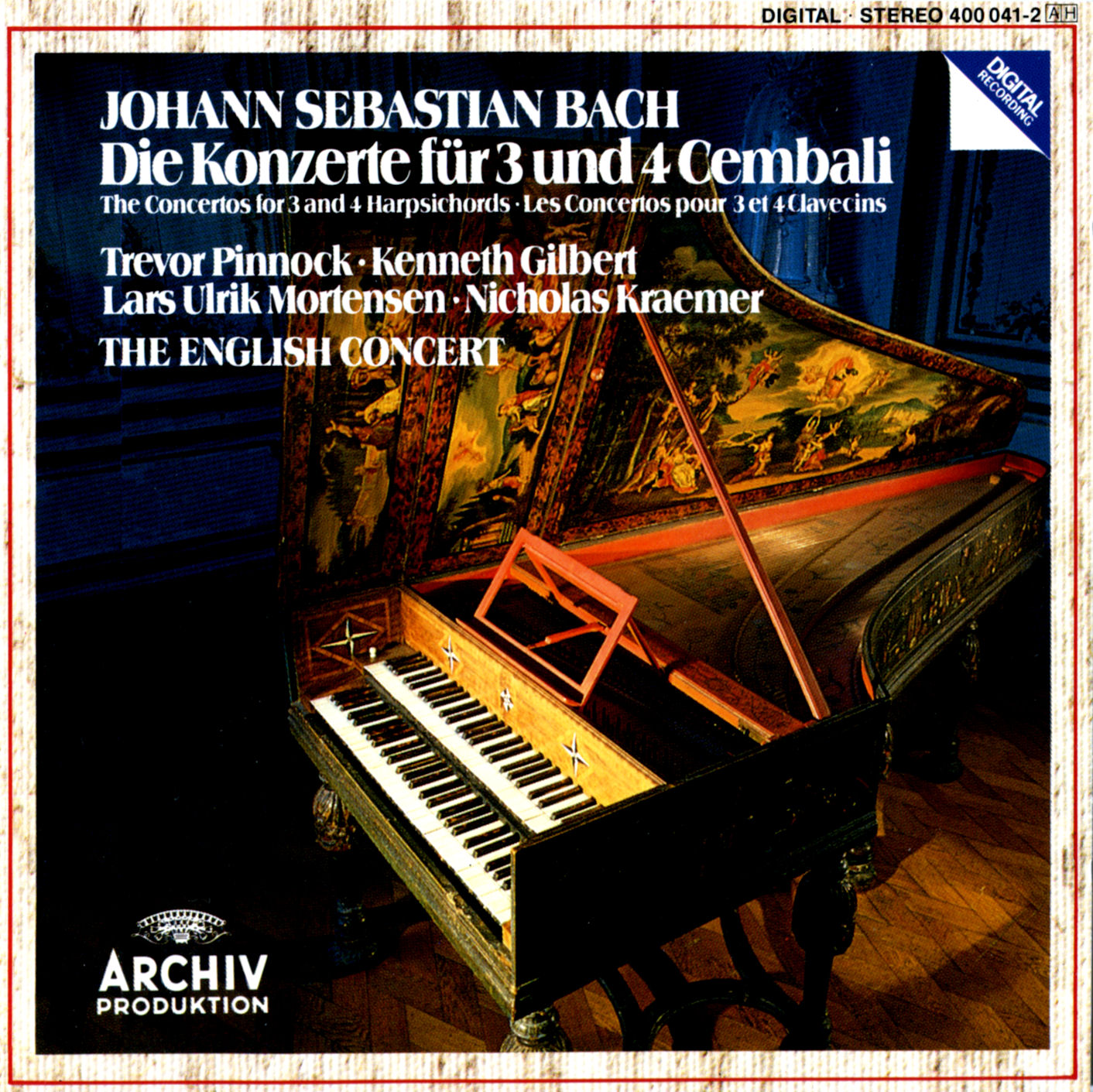 JS Bach The Concertos for 3 and 4 Harpsichords T. Pinnock jewishmusic