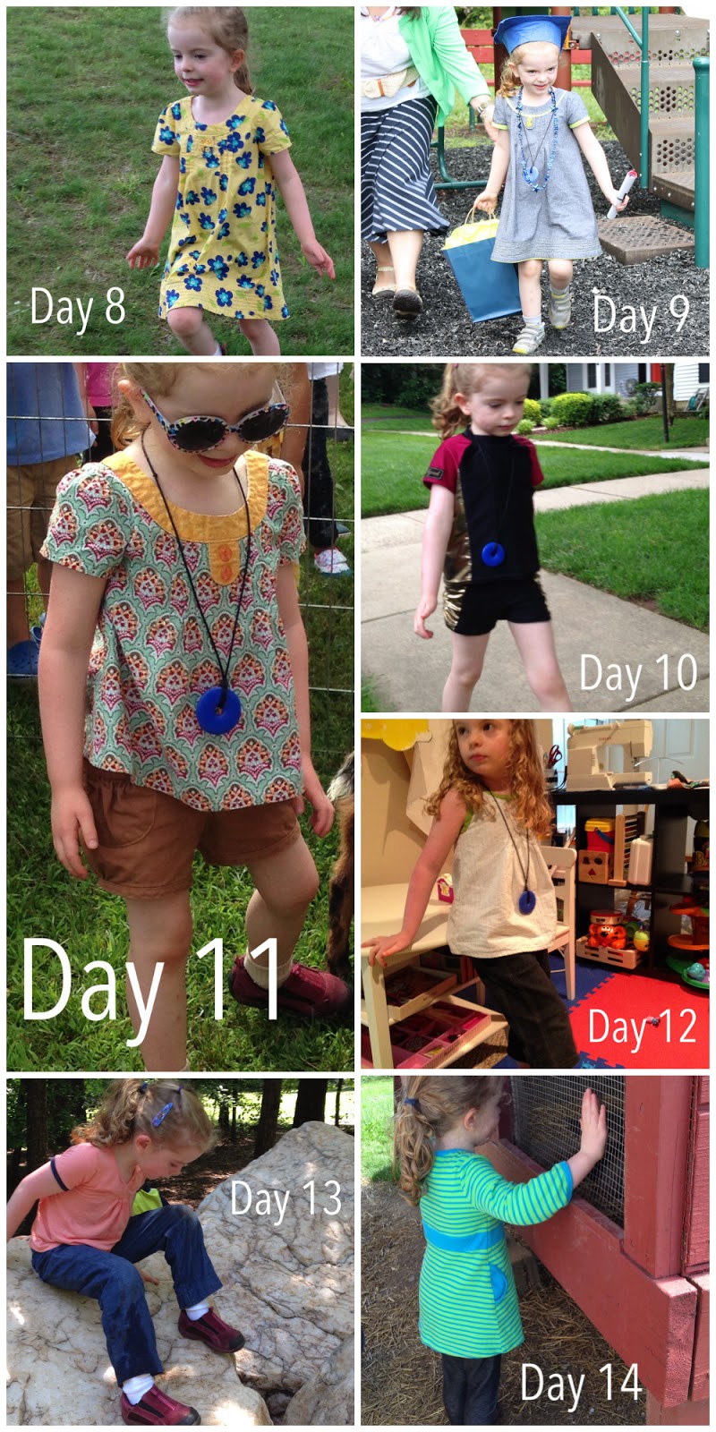 Week 2, Made for Kids Month 2014 | The Inspired Wren Recapping a month of wearing handmade children's clothing as part of Made for Kids Month. | The Inspired Wren