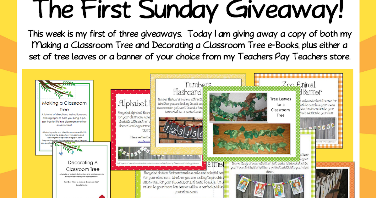 Teaching The Little People The Butcher Paper Classroom Tree in Spring