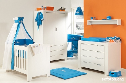 Jeitinho de Menina Decora??o de Quarto de Beb? Na Cor Azul Decoracao Quarto De Bebe Azul E Rosa ~ Jeitinho de Menina Decora??o de Quarto de Beb? Na Cor Azul