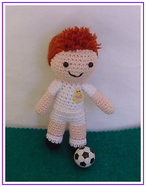 amigurumi futbolista