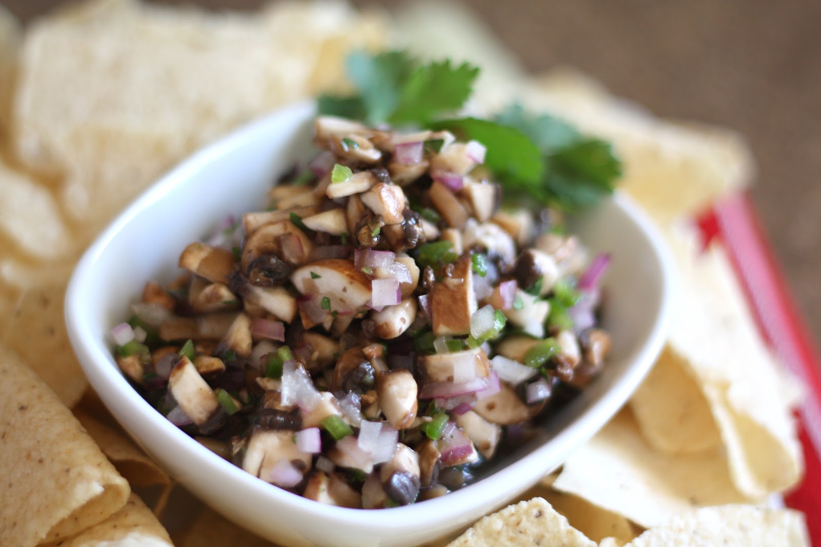 Barefeet In The Kitchen Mushroom Jalapeno Salsa