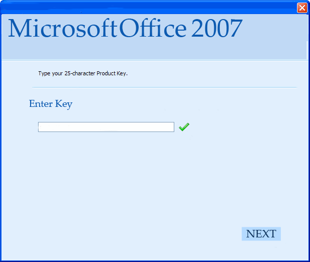 MS Office Pro Plus 2007 serial key or number