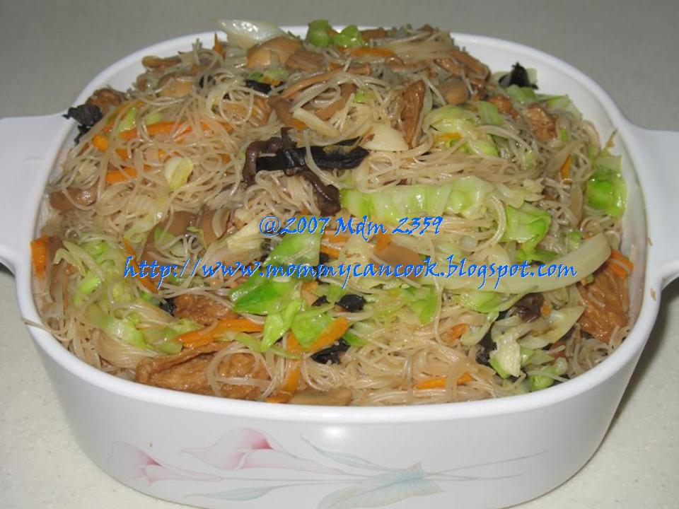 Mommy Can Cook Fried Vegetarian Bee Hoon