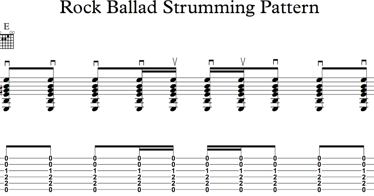 GHS Guitar The Rock Ballad Strum and a couple of song examples
