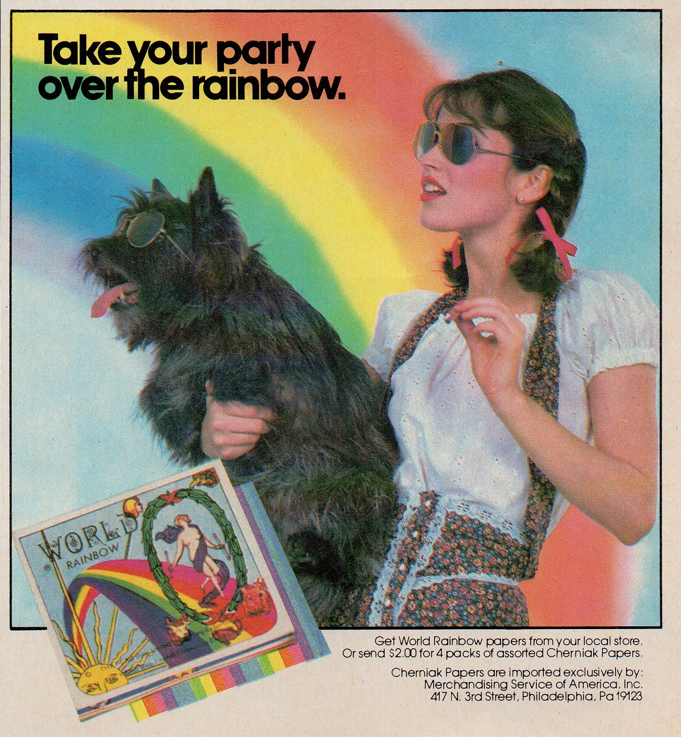 Toys For The Mind World Rainbow rolling papers