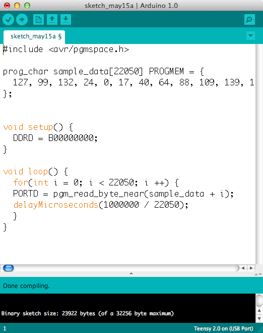 Little scale on using rom space for non variable arrays