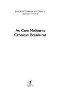 AS CEM MELHORES CRÔNICAS BRASILEIRAS - JOAQUIM FERREIRA DOS SANTOS