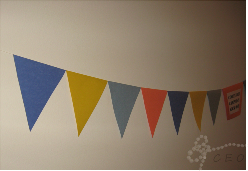 Classy Event Organizer Streamers and Garlands and Bunting... Oh My!