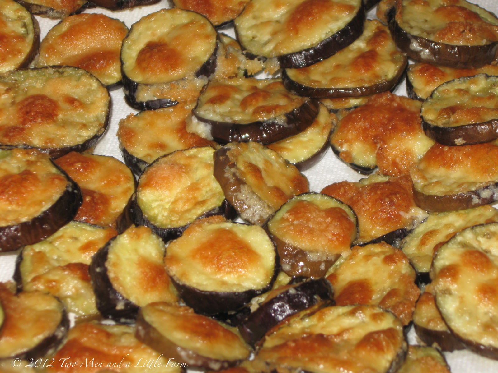 Two Men and a Little Farm OVEN ROASTED EGGPLANT RECIPE