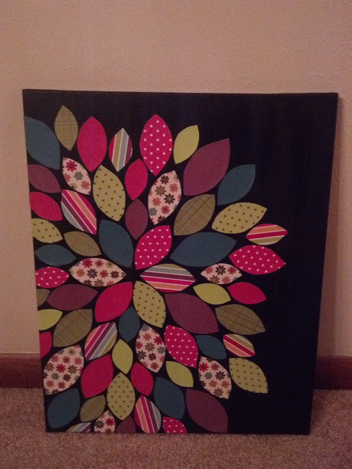 Crafts and Photography Canvas & Scrapbook Paper Wall Art