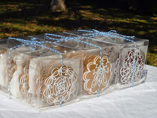 packaged decorated cookies and tea biscuits