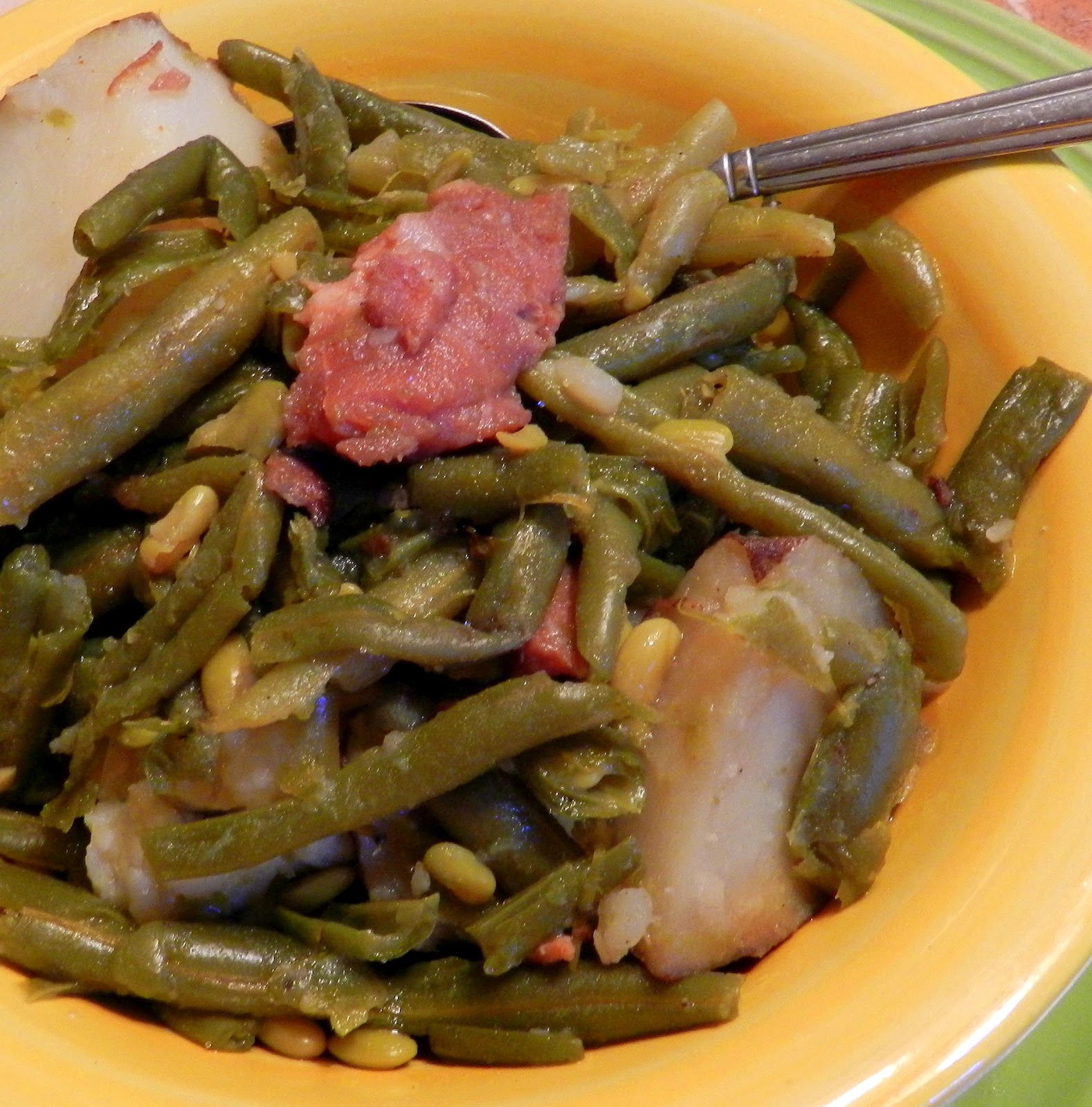 California Girl's Southern Fried Fusion Southern Green Beans and New