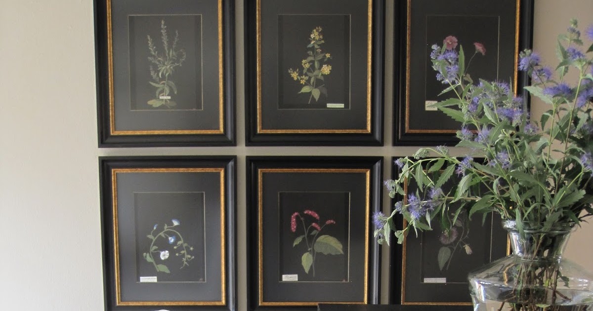 Simple Details diy black botanical artwork...