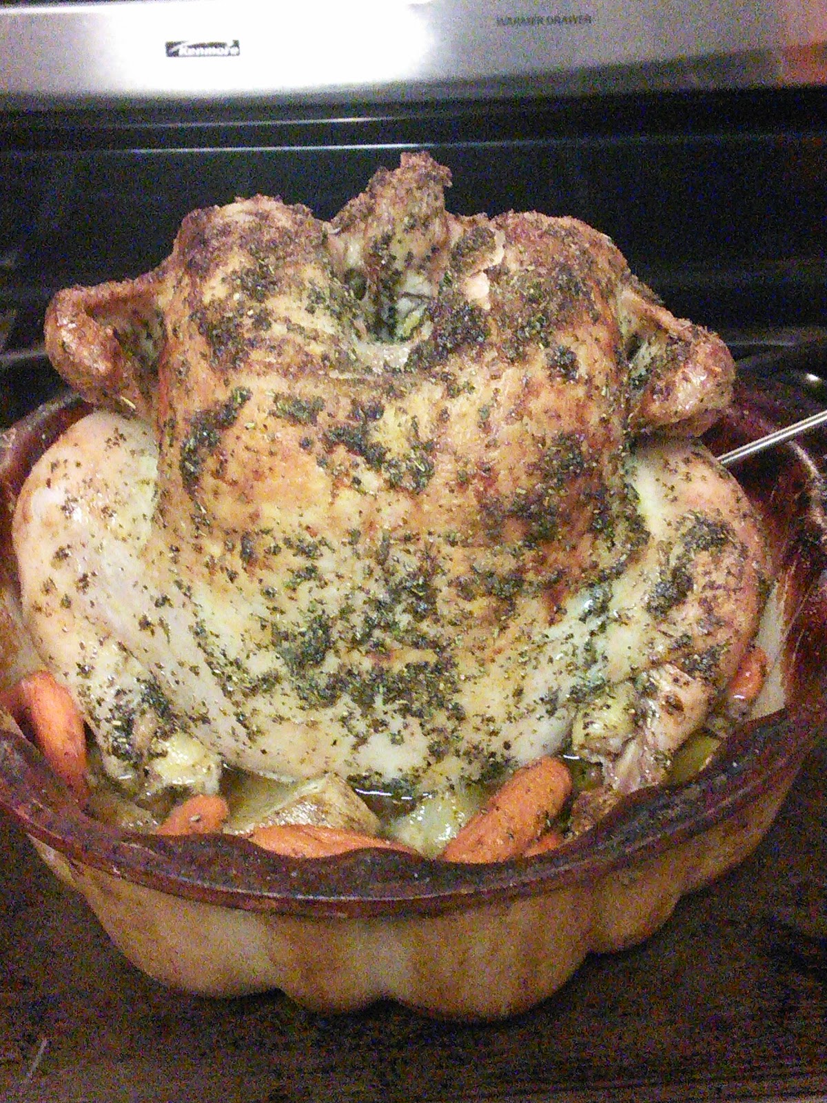 Hot Southern Mess Chicken in a Bundt Pan