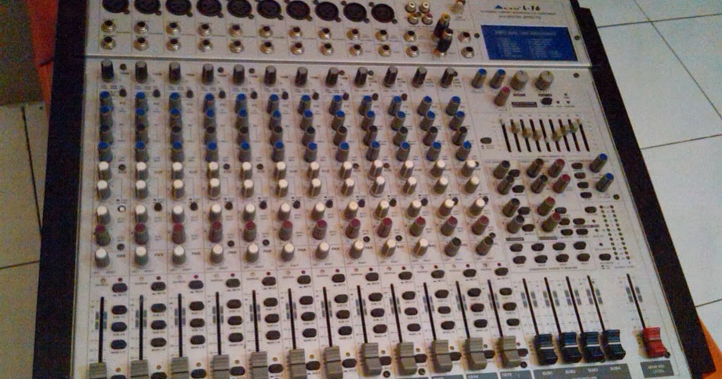 Jual Alat Musik Bekas Jual Mixer Alto L16 Fx