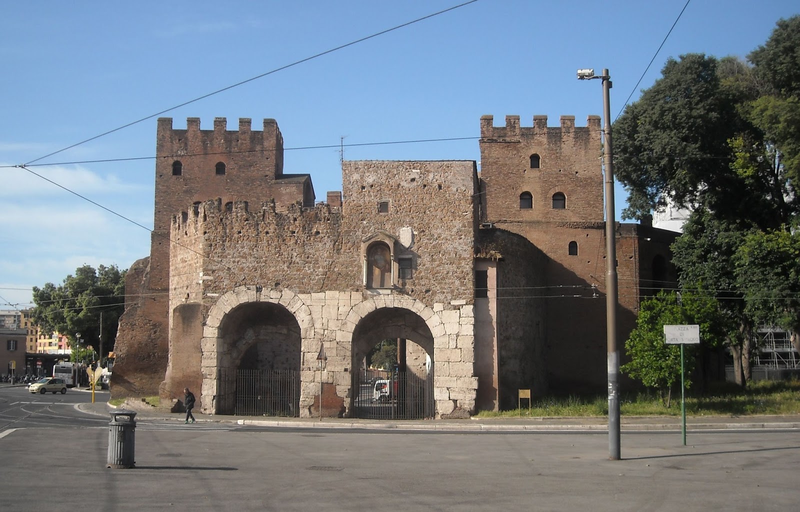 Bisanzio Porta Ostiense (Porta San Paolo)