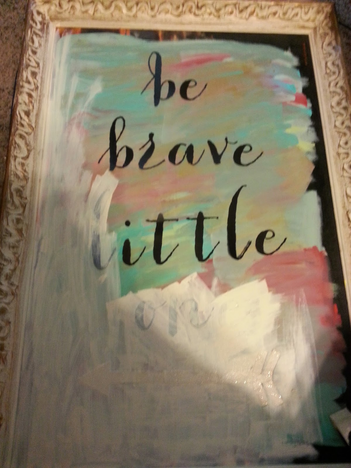 Mint of My Life DIY Quote Painting