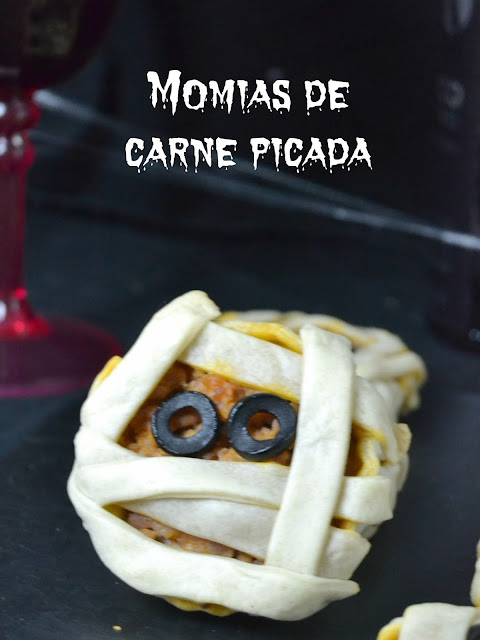 Momias De Carne Picada. Receta De Halloween

