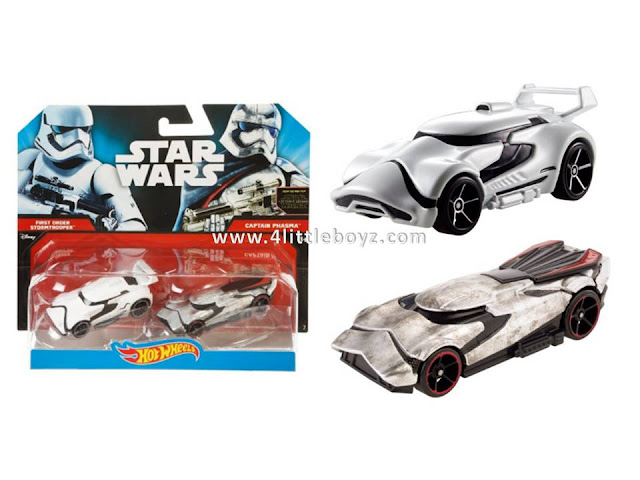 Hot Wheels Star Wars Captain Phasma First Order Stormtrooper Character Car 2pack for sale online 