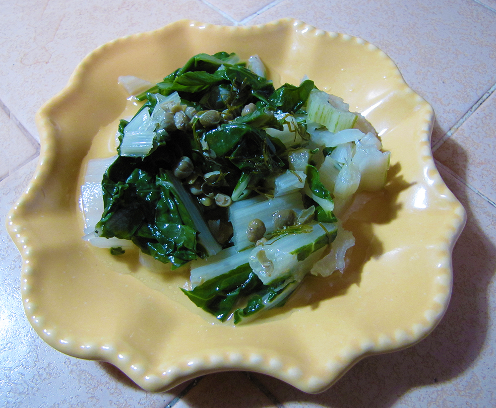 Seasonal Eating Lemon Herb Sauce for Fish or Veggies